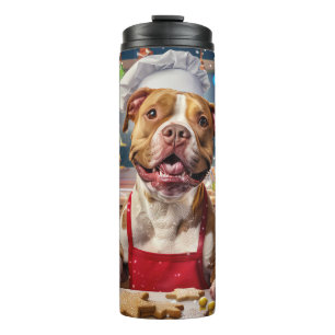 Pit Bull Holiday Baking: Festliche Weihnachten Thermosbecher