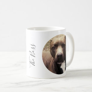 Pit Bull Hund Custom Pet Foto Kaffeetasse