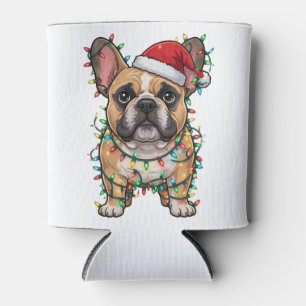 Pit Bull in Weihnachtslichtern  Hunde Liebhaber Dosenkühler