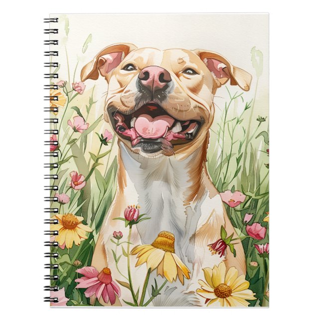 Pit Bull Journal – Notizen einer Hundemutter Notizblock (Vorderseite)