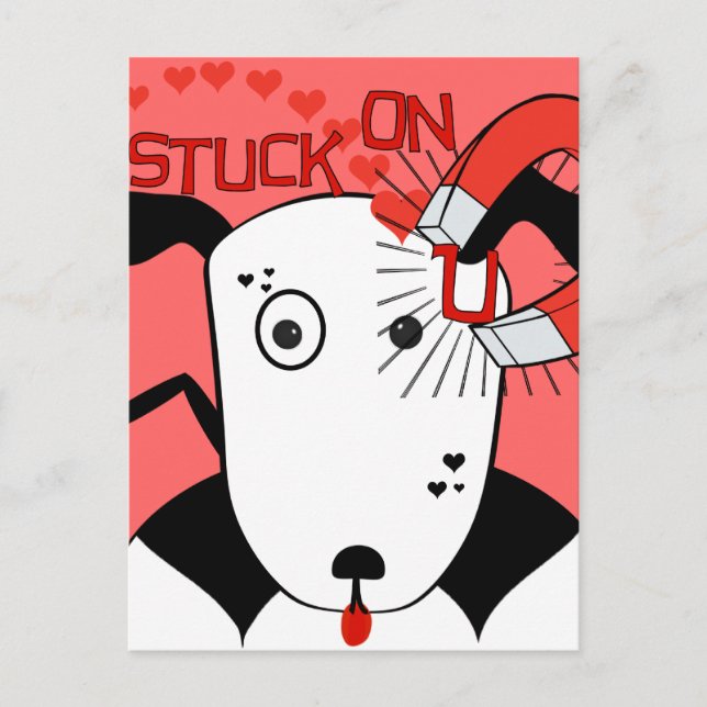 Pit Bull Liebe Petey die Bull Terrier.. Postkarte (Vorderseite)