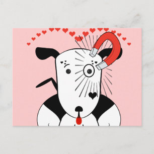 Pit Bull Lover Petey Lover Bull Terrier Liebe Postkarte