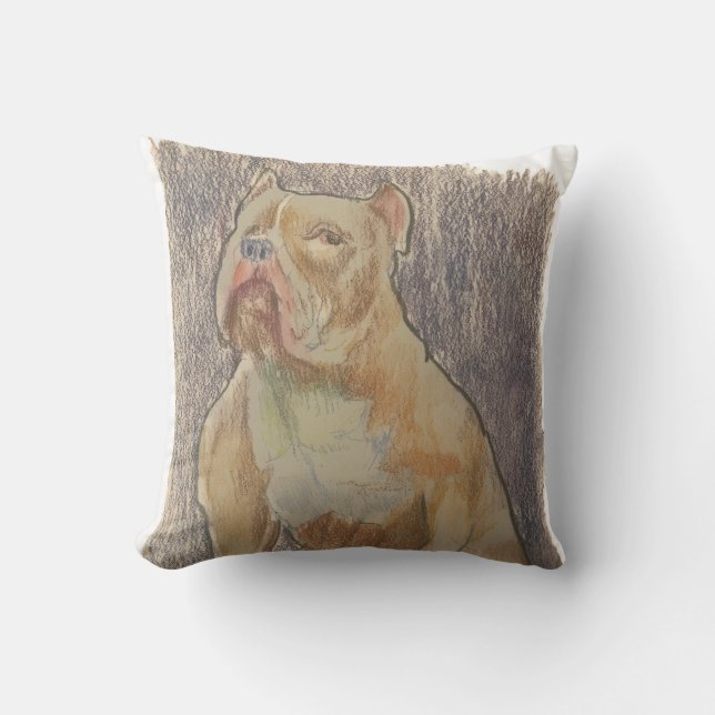 Pit Bull Pillow Kissen (Vorderseite)