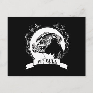 PIT BULL POSTKARTE