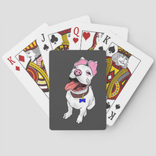 Pit Bull Puppy Playing Cards Deck Spielkarten