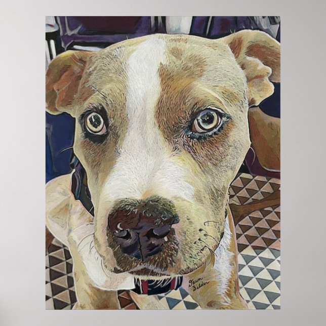 Pit Bull Puppy Poster (Vorne)