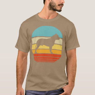Pit Bull Retro Vintag 60er 70er Sunset for Men Wom T-Shirt