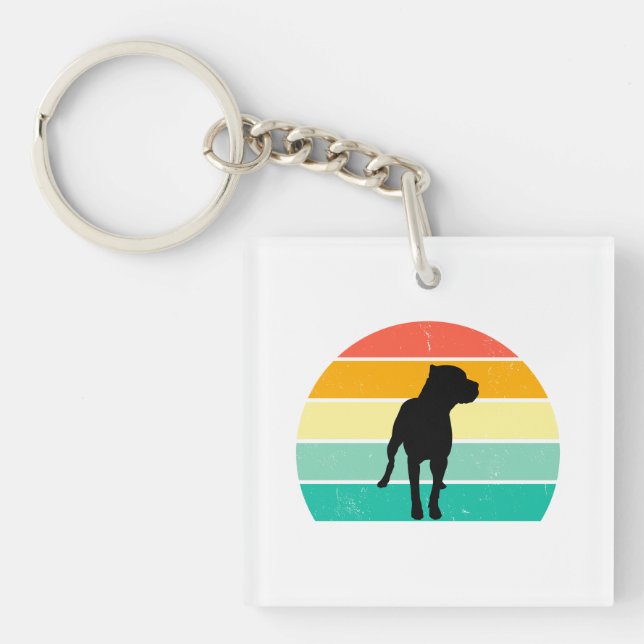 Pit Bull Schlüsselanhänger (Vorderseite)