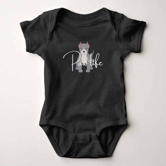 Pit bull T - Shirt Baby Bodysuit (Vorderseite)