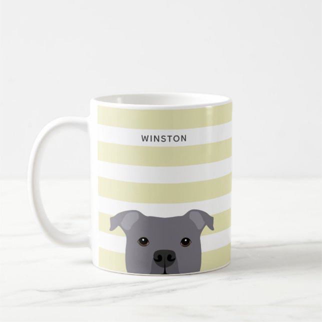 Pit Bull-Tasse Kaffeetasse (Links)