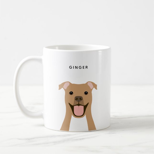 Pit Bull-Tasse Kaffeetasse (Links)