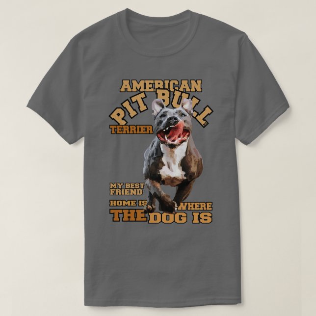 Pit Bull Terreir Best Dog T-Shirt (Design vorne)