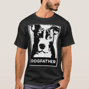 Pit Bull Terrier Der Hund Vater Funny Dog Vater T-Shirt