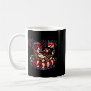 Pit Bull Terrier Hund 250. Amerika Patriotisches U Kaffeetasse