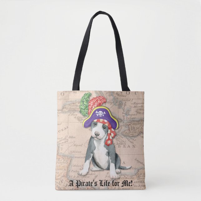 Pit Bull Terrier Pirate (Vorderseite)