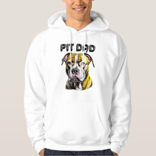 Pit Bull Vater Hunde Liebhaber Hoodie