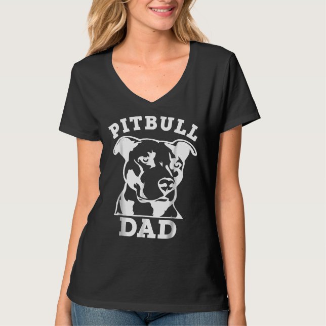 Pit Bull Vater T-Shirt (Vorderseite)