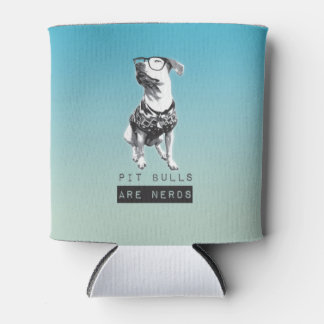 Pit Bulls sind Nerds gemütlich Dosenkühler