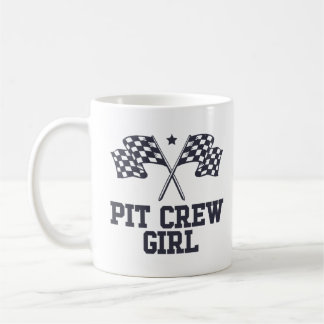 Pit Crew Girl Racing Enthusiast Racer Geburtstag Kaffeetasse