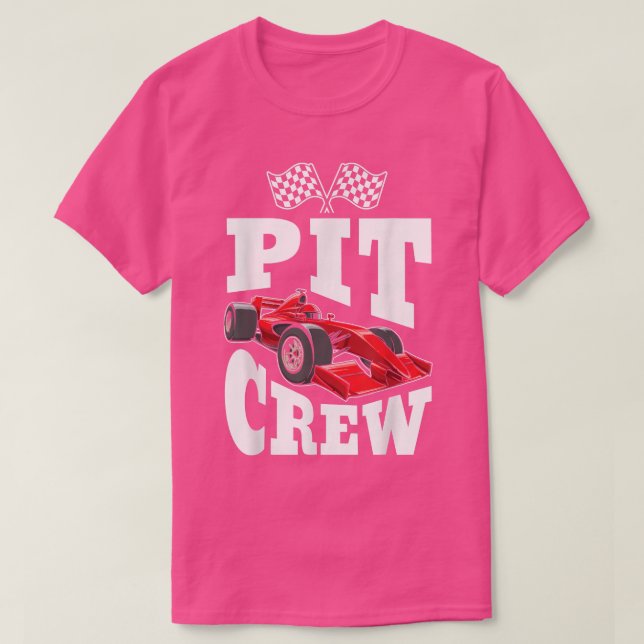 Pit Crew Racing Lover Car Race Cars Sports Drag Tr T-Shirt (Design vorne)