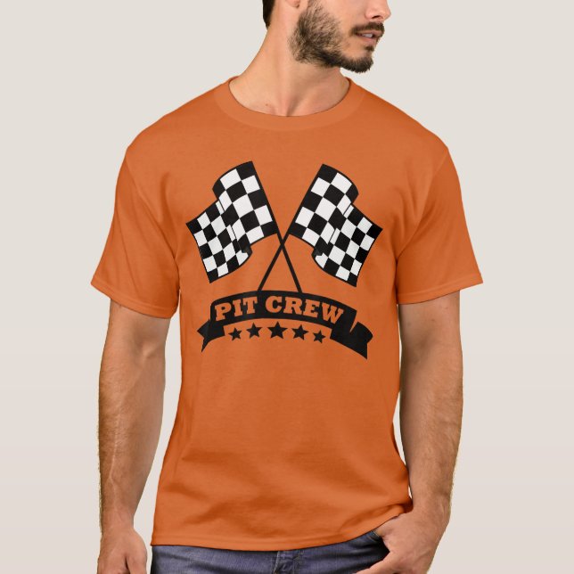 Pit Crew Racing Lover for Race Parties T-Shirt (Vorderseite)