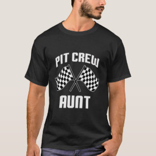 Pit Crew Tante Hosting Race Car Geburtstagspartys  T-Shirt