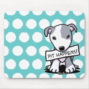 Pit Happens Pit Bull Dog Mousepad