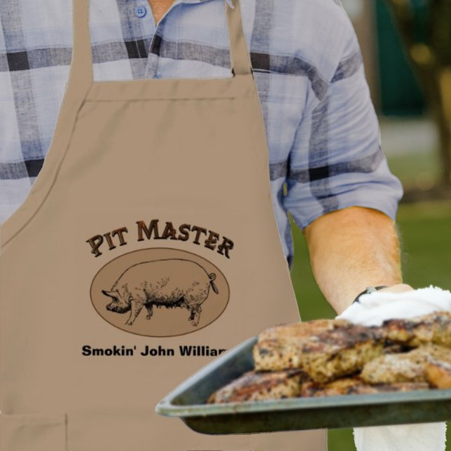 Pit Master Whole Hog BBQ Lange Schürze (Von Creator hochgeladen)