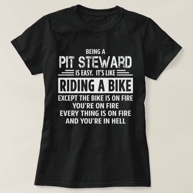 Pit Steward T-Shirt (Design vorne)
