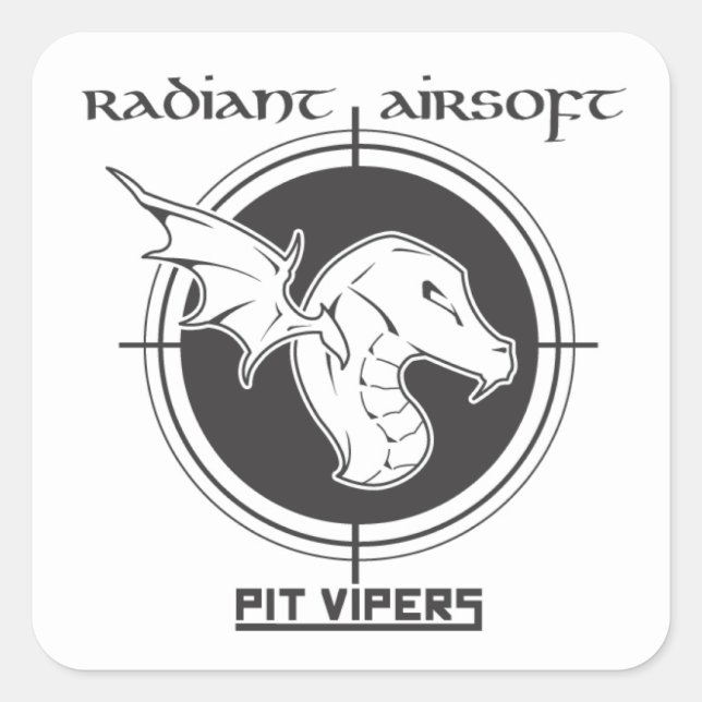Pit Vipers Airsoft Aufkleber (Vorderseite)