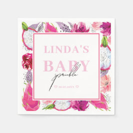 Pitaya Dragon Fruit Personalisiert Baby Sprinkle Serviette