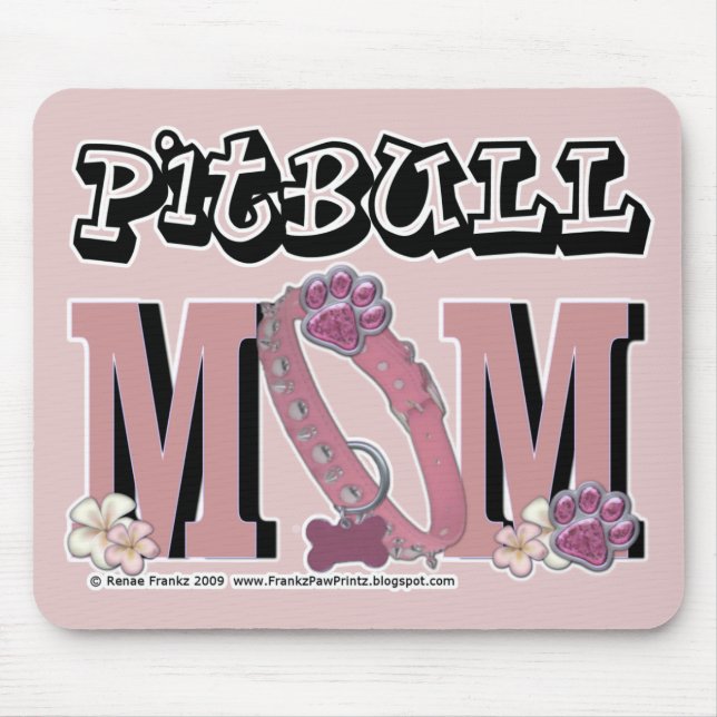 Pitbuler MAMA Mousepad (Vorne)