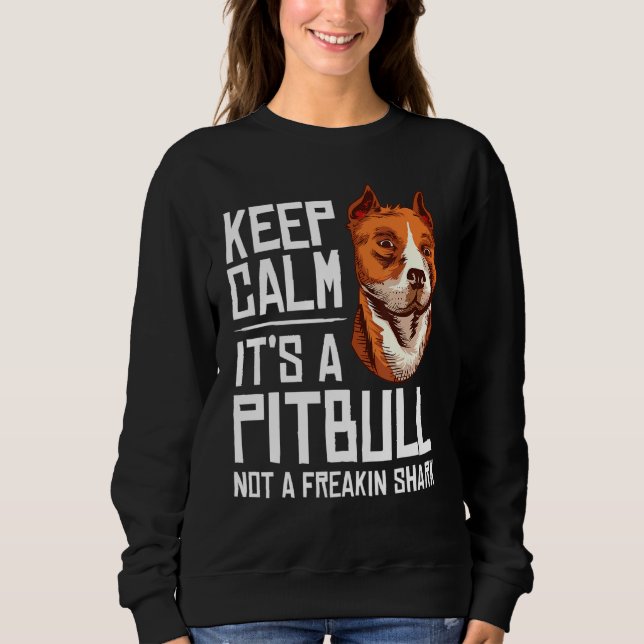 Pitbuli für Männer Frauen Hunde Hausbesitzerwitz Sweatshirt (Vorderseite)