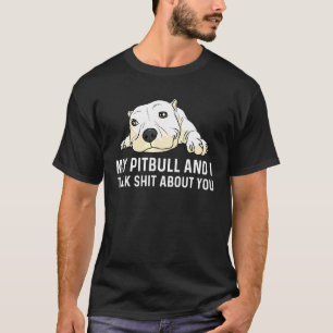 Pitbuli für Männer Haustiere Hausrinde Welpen T-Shirt