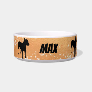 Pitbuli-Futter/Wasserschale Napf