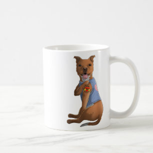 Pitbuli I Liebe Mama Tattoo Hundeshirt Sonnenmütte Kaffeetasse