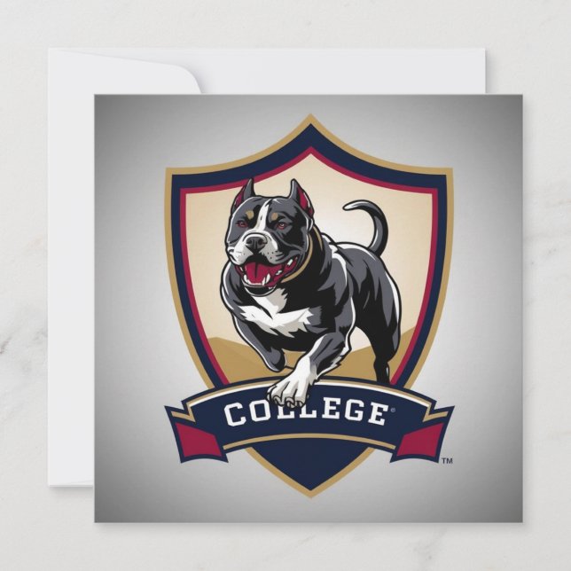Pitbuli in der Uni: Logo (Vorderseite)
