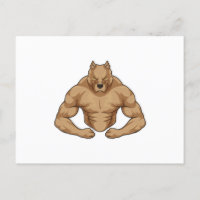 Pitbull als Bodybuilder extrem