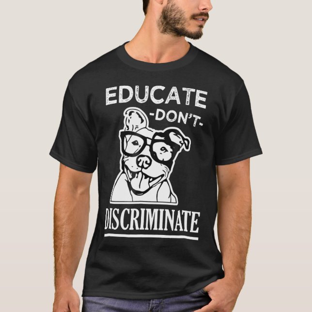 Pitbull Awareness Rescue T-Shirt (Vorderseite)