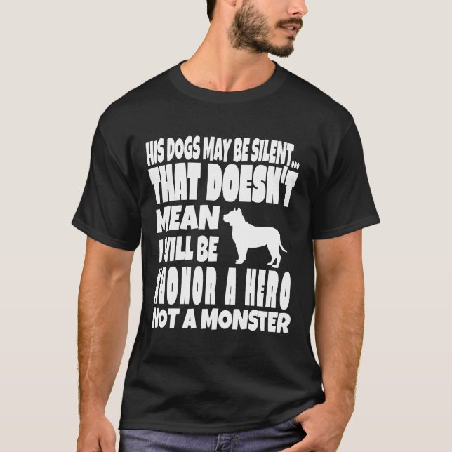 Pitbull-Befürworter Neu T-Shirt (Vorderseite)