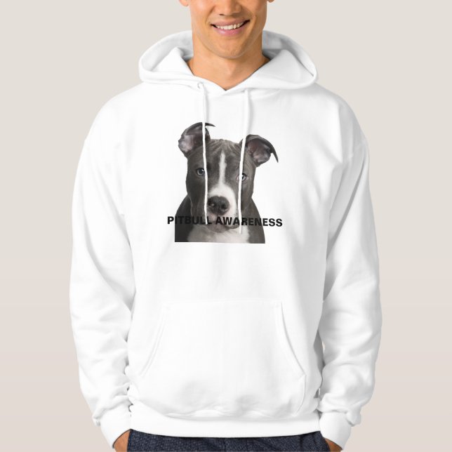 Pitbull Bewusstsein Hoodie (Vorderseite)