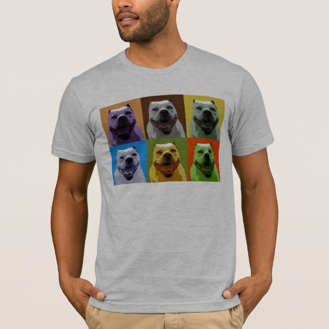 Pitbull Bewusstsein T-Shirt (Vorderseite)