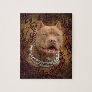 Pitbull Brown Puzzle