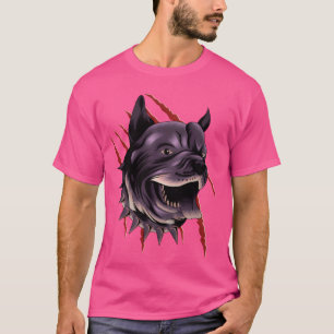 Pitbull Claws Colorful Art Pitty Hunde Lover T-Shirt
