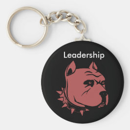 Pitbull Design 2.25" Button-Schlüsselanhänger Schlüsselanhänger