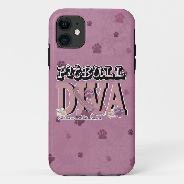 Pitbull DIVA Case-Mate iPhone Hülle (Rückseite)