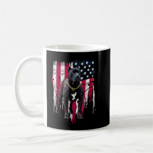 Pitbull Dog American Flag Phantastischer Cooler T Kaffeetasse