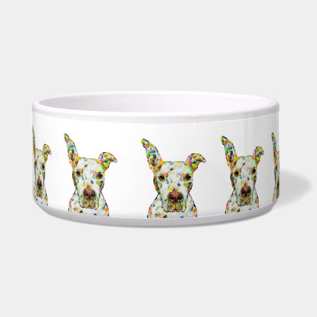 Pitbull Dog Bowl Napf (Vorderseite)
