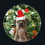 Pitbull Dog Christmas Tree Ornaments Snowman Dartscheibe<br><div class="desc">Pitbull Hund Weihnachtsbaumschmuck Schneemann Doormat.Niedlich Pitbull Hund mit Weihnachtsbaumschmuck Schneemann im Hintergrund.</div>