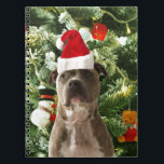 Pitbull Dog Christmas Tree Ornaments Snowman Notizblock<br><div class="desc">Pitbull Hund Weihnachtsbaumschmuck Schneemann Doormat.Niedlich Pitbull Hund mit Weihnachtsbaumschmuck Schneemann im Hintergrund.</div>
